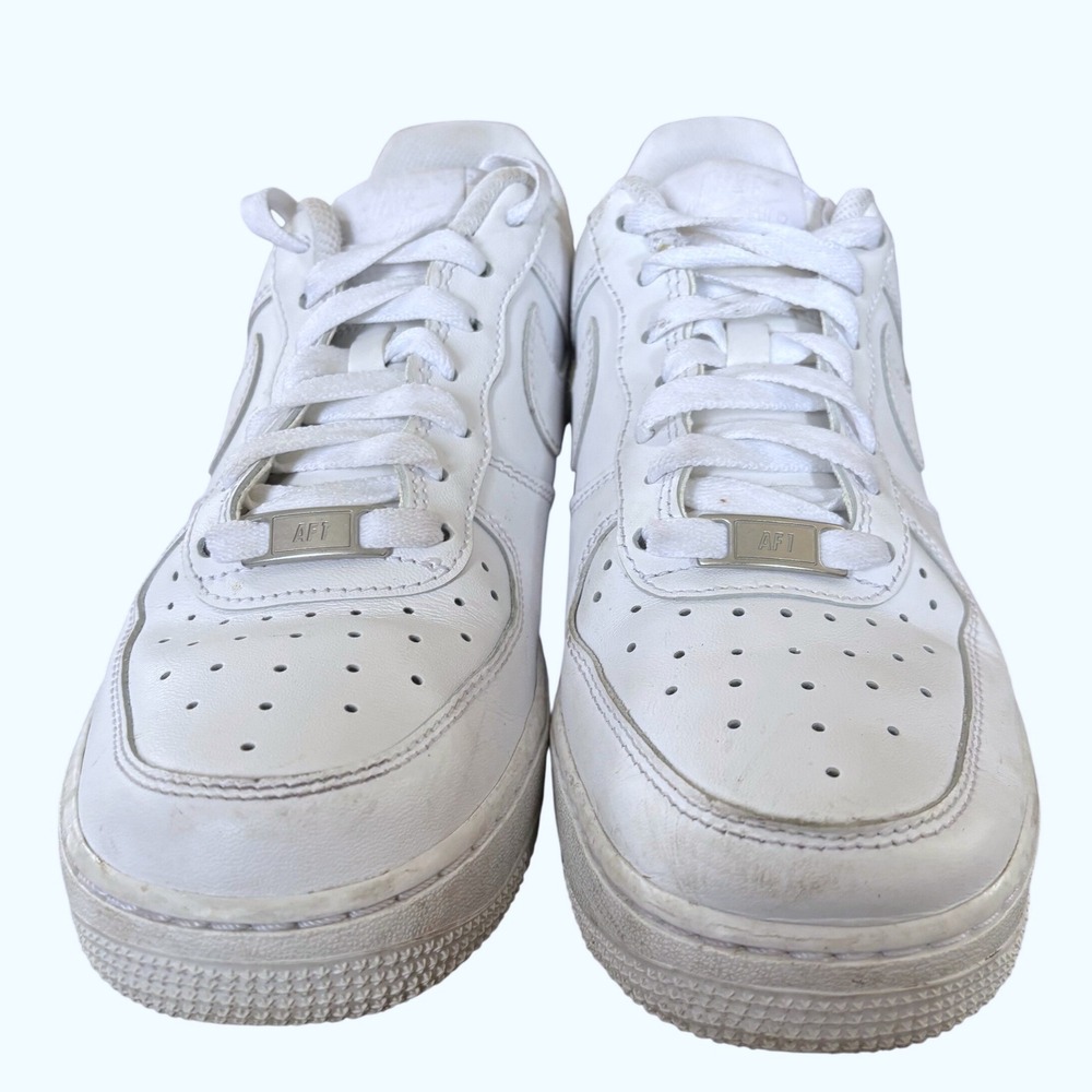 Nike Air Force 1 Low '07 Women's Sz 8 Triple White 315115-112 - Picture 3 of 8